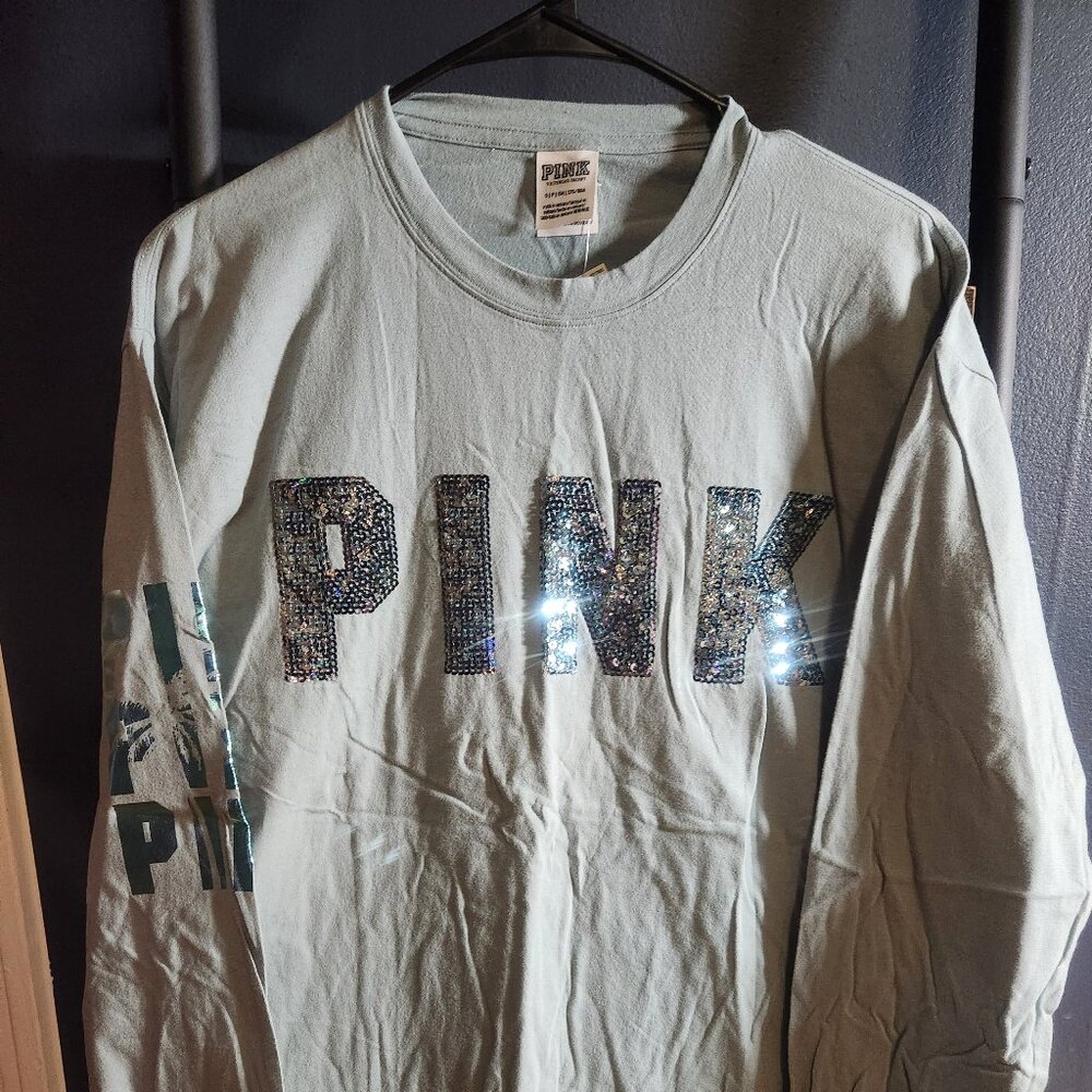 Pink Victoria's Secret Long Sleeve Tee